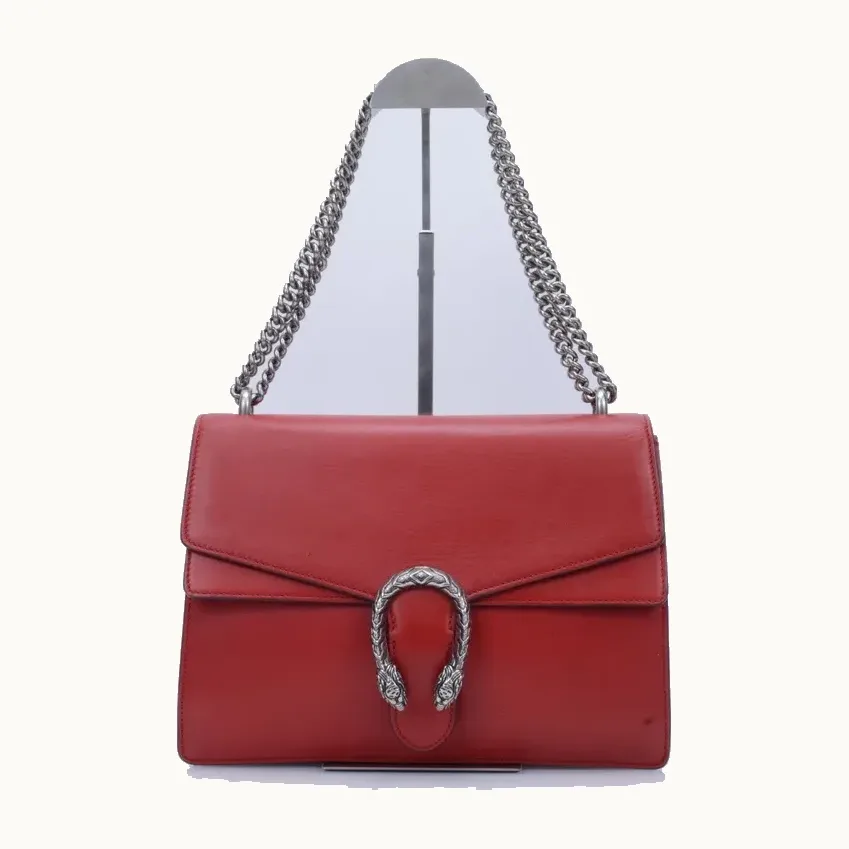 Bolsa de Hombro Gucci Dionysus Medium Roja