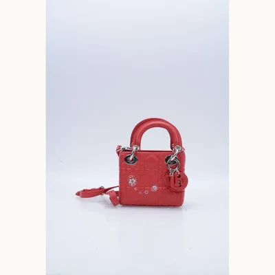 Bolsa Crossbody Dior Lady Micro Ladybug Roja
