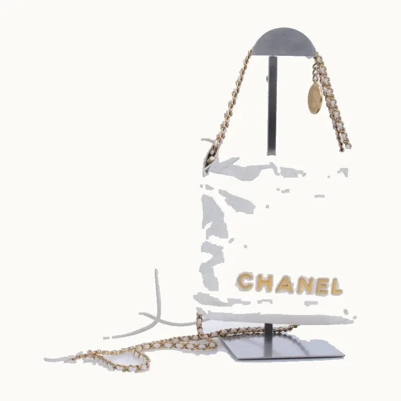 Bolsa Chanel 22 Mini Blanca