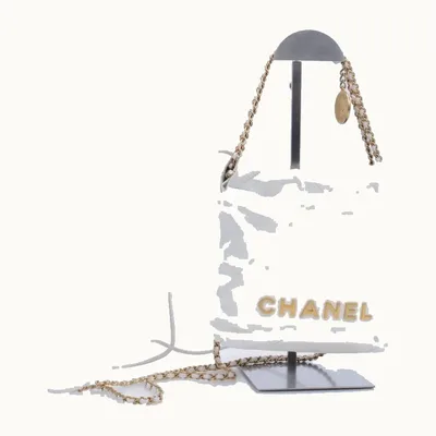 Bolsa Chanel 22 Mini Blanca