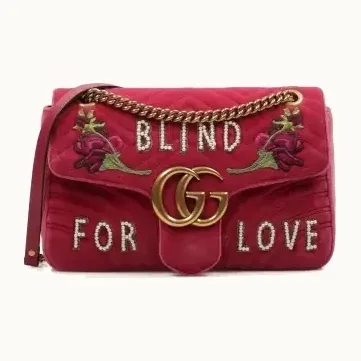 Bolsa Gucci Marmont Velvet Blind For Love