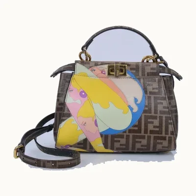 Bolsa Fendi Peekaboo Mini Hairdo Girls Antonio