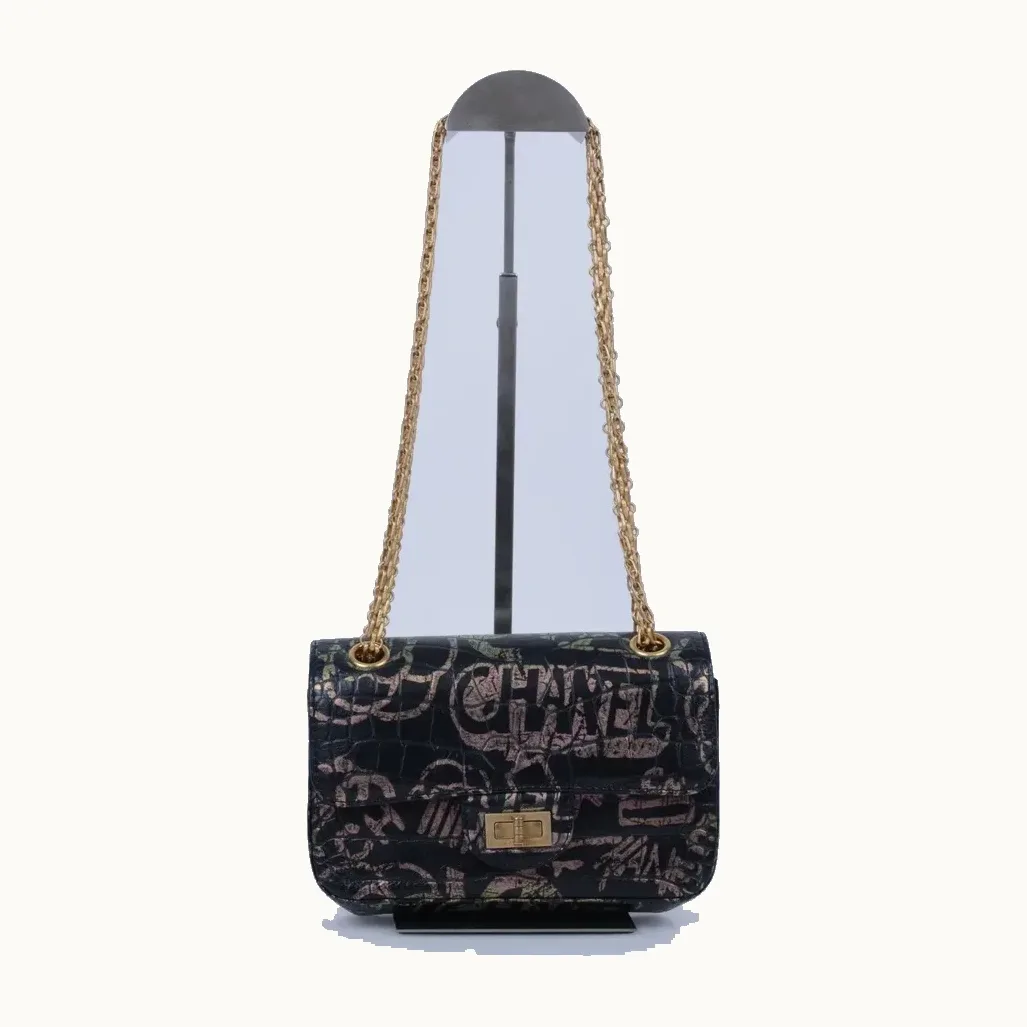Bolsa Chanel Classic Flap Reissue 2.55 Mini Ltd Negra