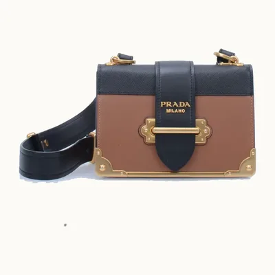 Bolsa Prada Cahier Café