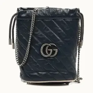 Bolsa Bucket Gucci Marmont Chain