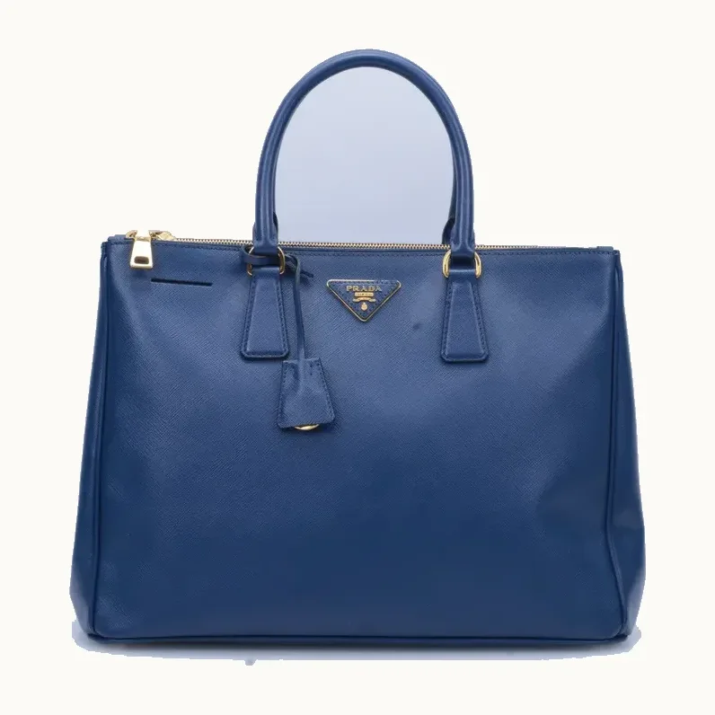 Bolsa Prada Galleria Large Saffiano Azul