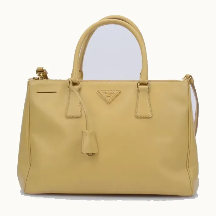 Bolsa Prada Galleria Saffiano Amarilla