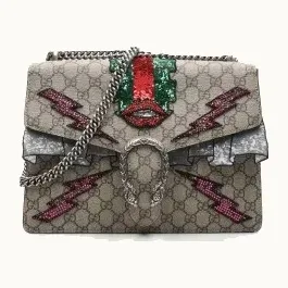 Bolsa Gucci Dionysus GG Supreme Lentejuelas