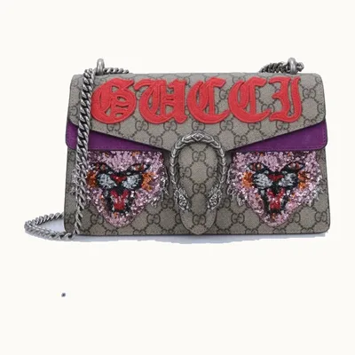Bolsa Gucci Dionysus Small Embroidered Sequin GG