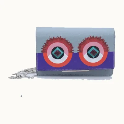 Bolsa Fendi Hypnoteyes WOC Gris