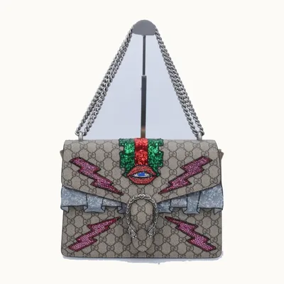 Bolsa Gucci Dionysus Medium Floral Sequins GG