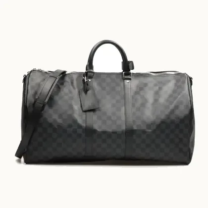 Bolsa Louis Vuitton Keepall Bandouliere 55 Damier Graphite