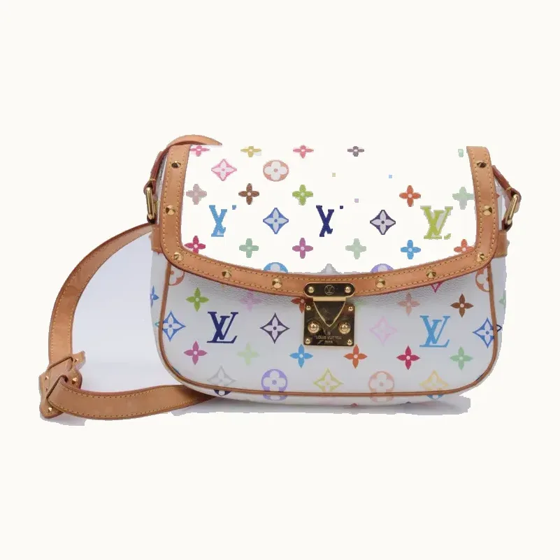 Bolsa Louis Vuitton Sologne Multicolore Takashi Murakami Blanca