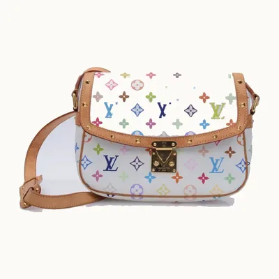 Bolsa Louis Vuitton Sologne Multicolore Takashi Murakami Blanca