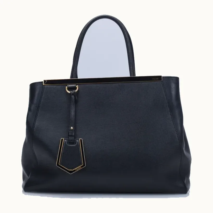 Bolsa Fendi 2Jours Medium Negra, Bueno