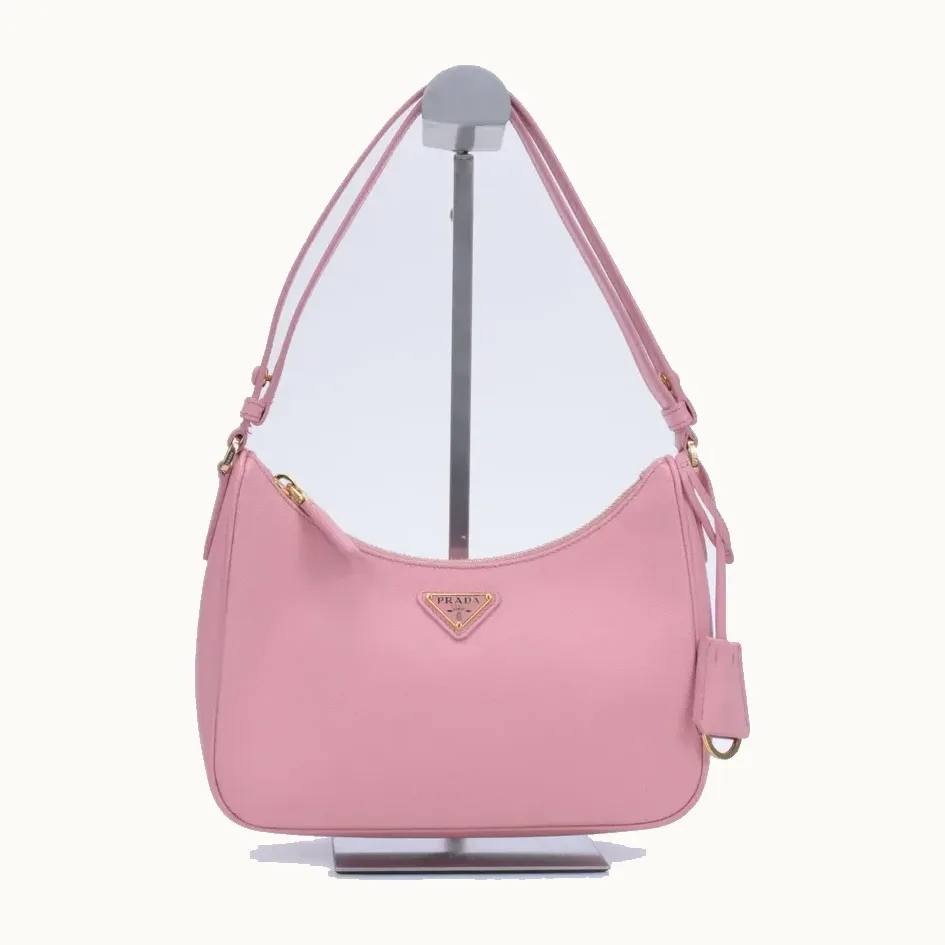 Bolsa Prada Re-Edition 2000 Mini Saffiano Rosa