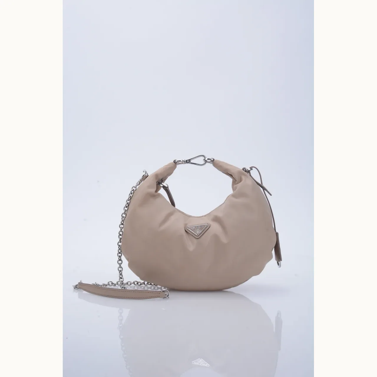 Bolsa Prada Re-Edition 2006 Beige