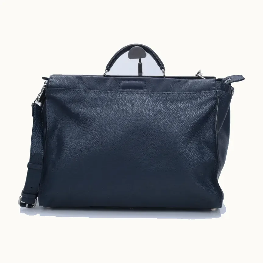 Bolsa Fendi Peekaboo Large Soft Selleria Azul