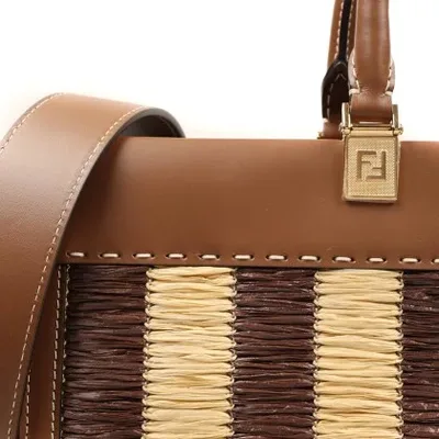 Bolsa Fendi Sunshine Raffia