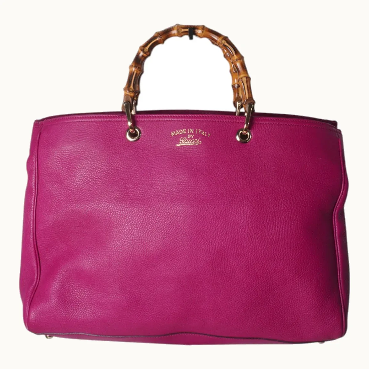 Bolsa Shopping Gucci Bamboo Medium
