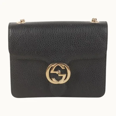 Bolsa Crossbody Gucci Interlocking