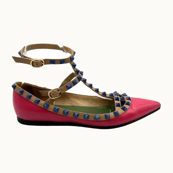 Flats Valentino Garavani, Talla 36, Excelente, KV-5175