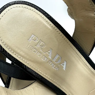 Sandalias Prada, Talla 37.5, Excelente, KV-5314