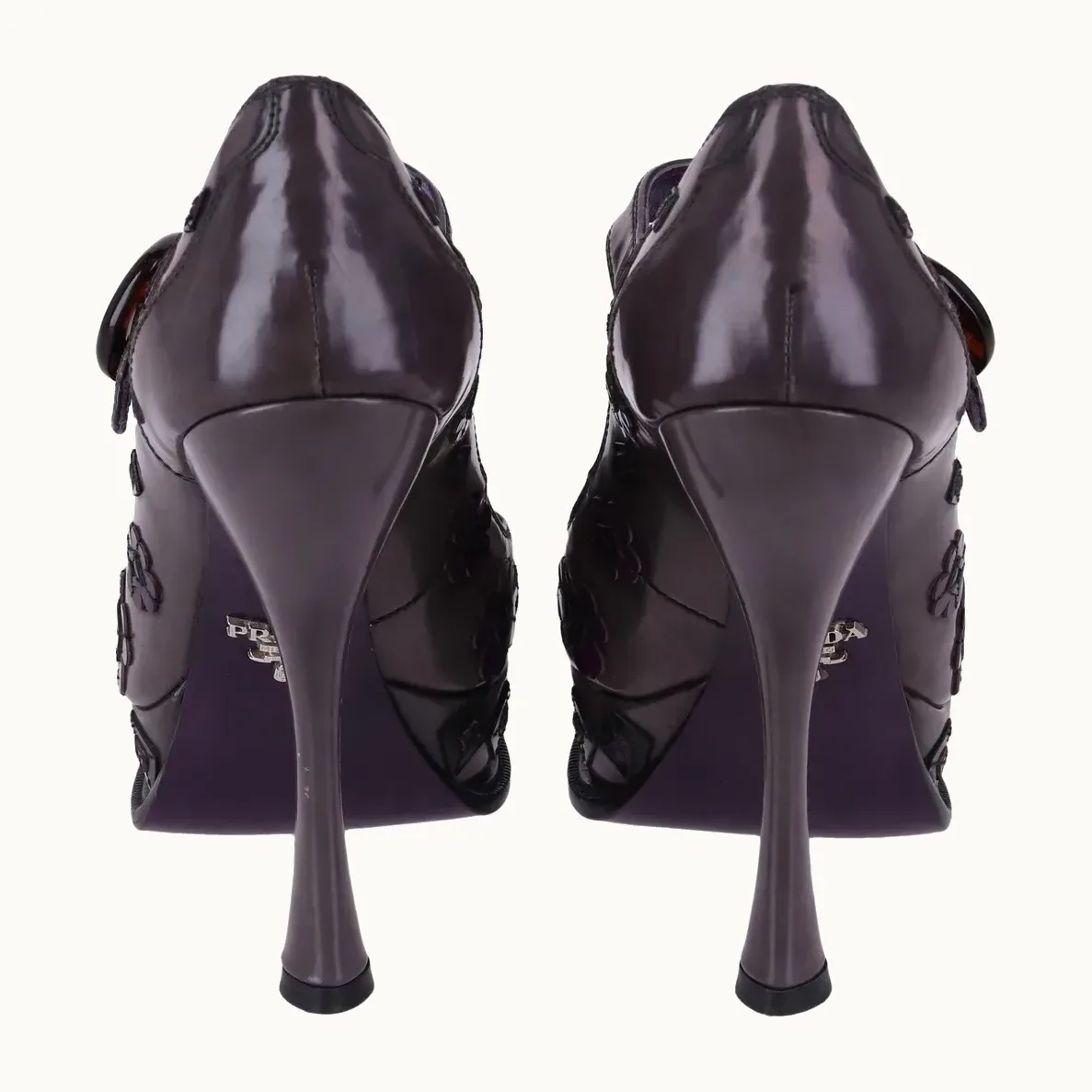 Zapatillas Prada, Talla 36, Excelente, KV-5319