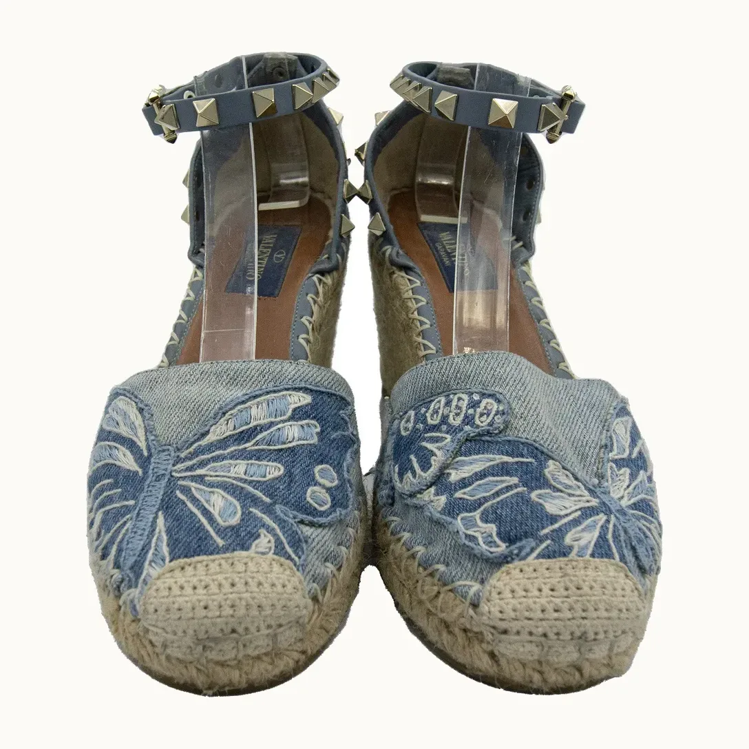 Alpargatas Valentino Garavani, Talla 35, Excelente