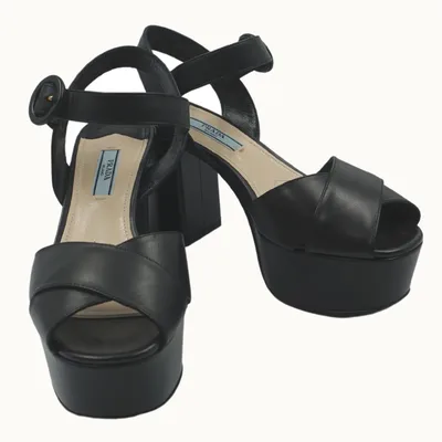 Sandalias Prada, Talla 37.5, Excelente, KV-5346