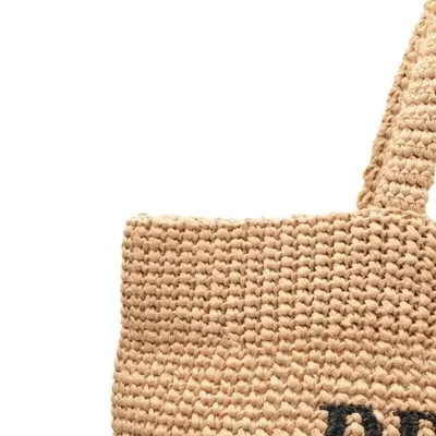 Bolsa Shopper Prada Raffia