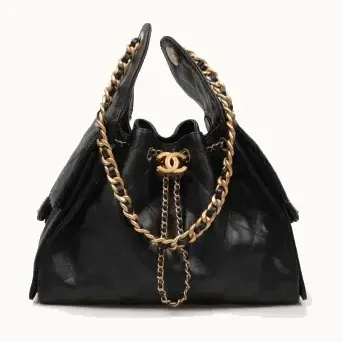 Bolsa Hobo Chanel 25 Caviar, KV-5527
