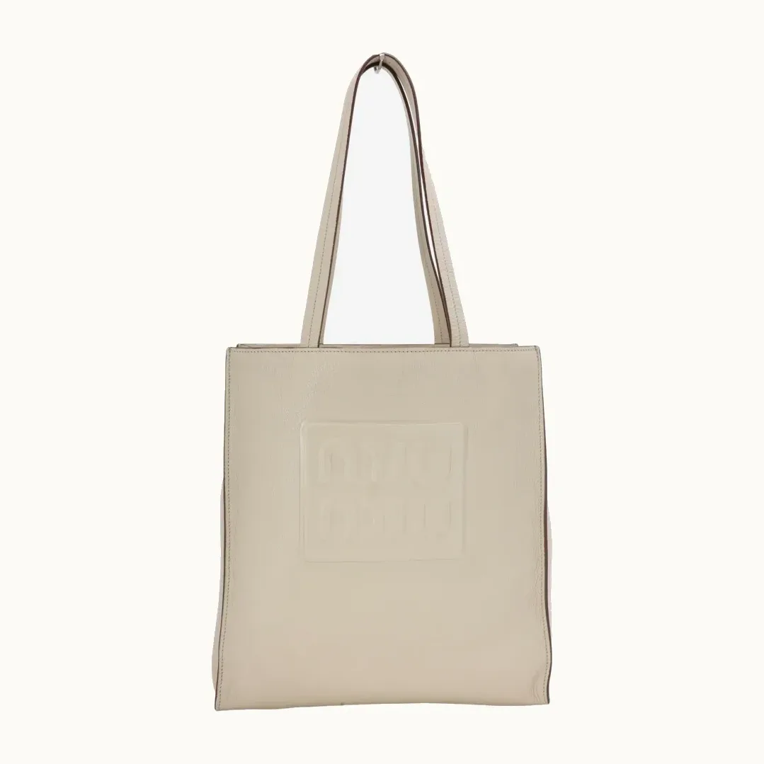 Bolsa Miu Miu Madras Logo