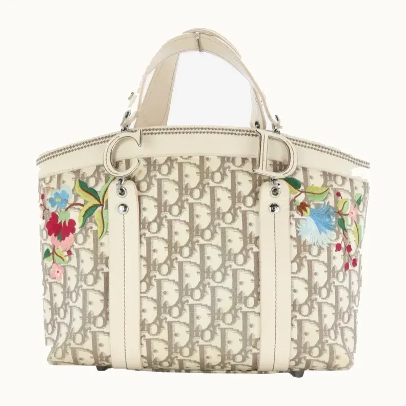 Bolsa Dior Trotter Vintage Flores 2005