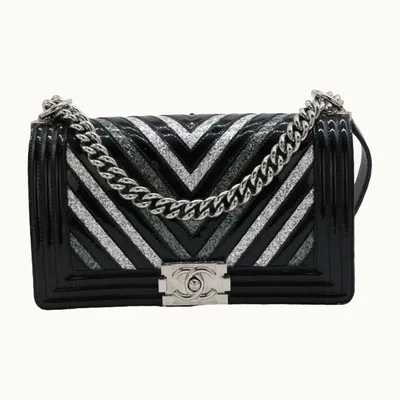 Bolsa Chanel Boy Glitter 2017-2018