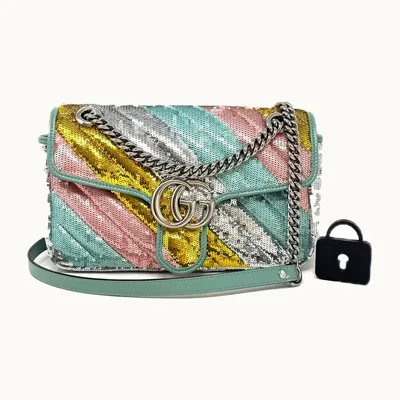 Bolsa Gucci Marmont Lentejuelas