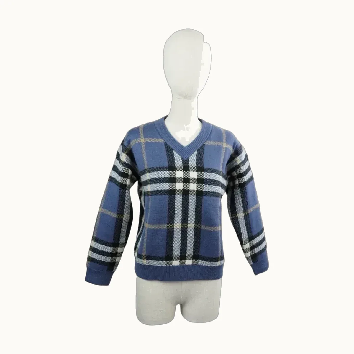Suéter Burberry Vintage Check Wool, Talla XS