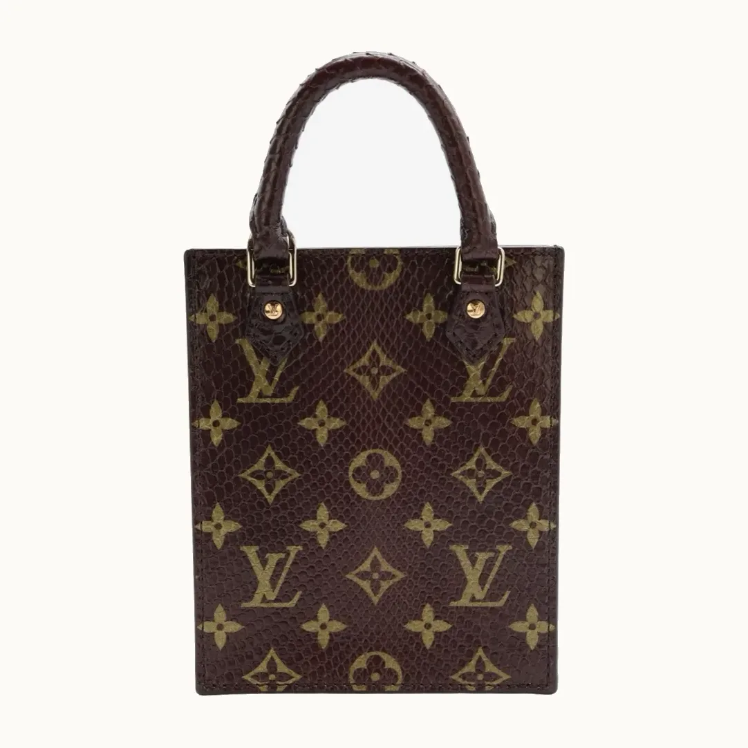 Bolsa Louis Vuitton Petit Plat Monogram Pitón