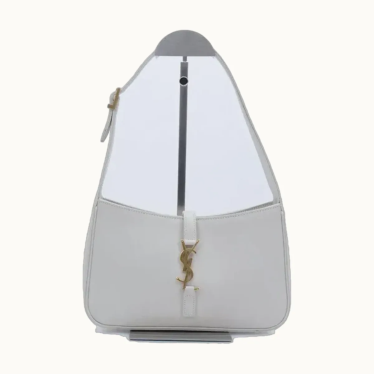 Bolsa de Hombro Saint Laurent Le 5 7 Blanca