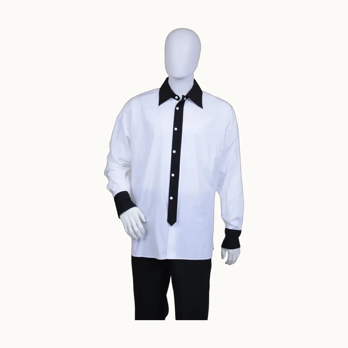 Camisa Prada Deconstructed Blanca, Talla L