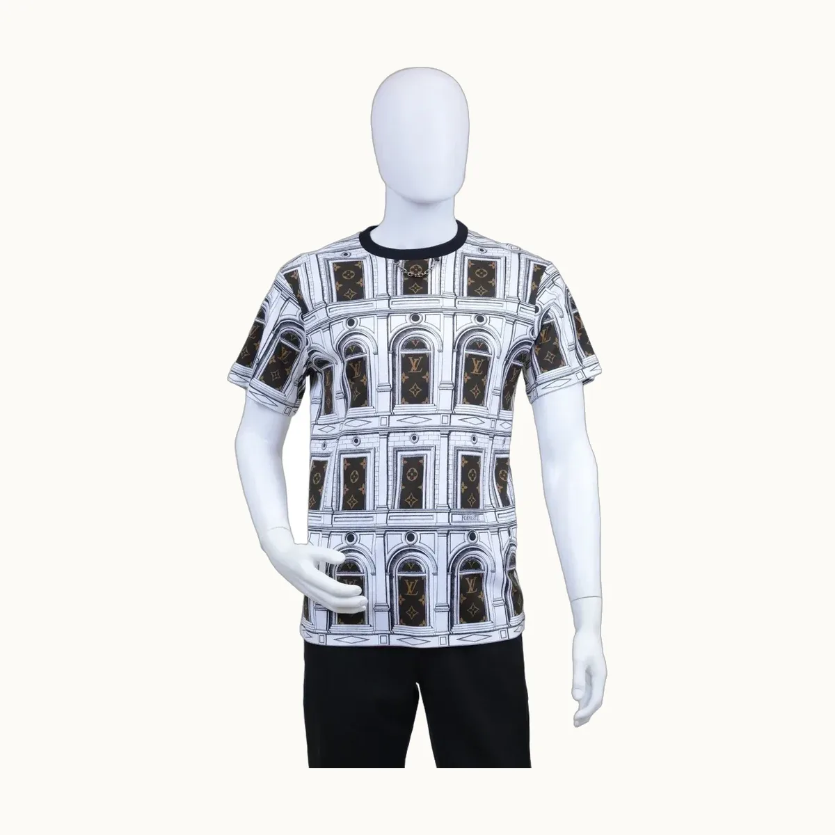Camisa Louis Vuitton Architettura Estampado Accesorios, Talla M