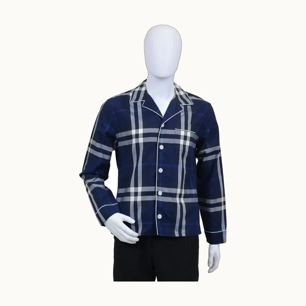 Camisa Burberry Paignton Azul, Talla S