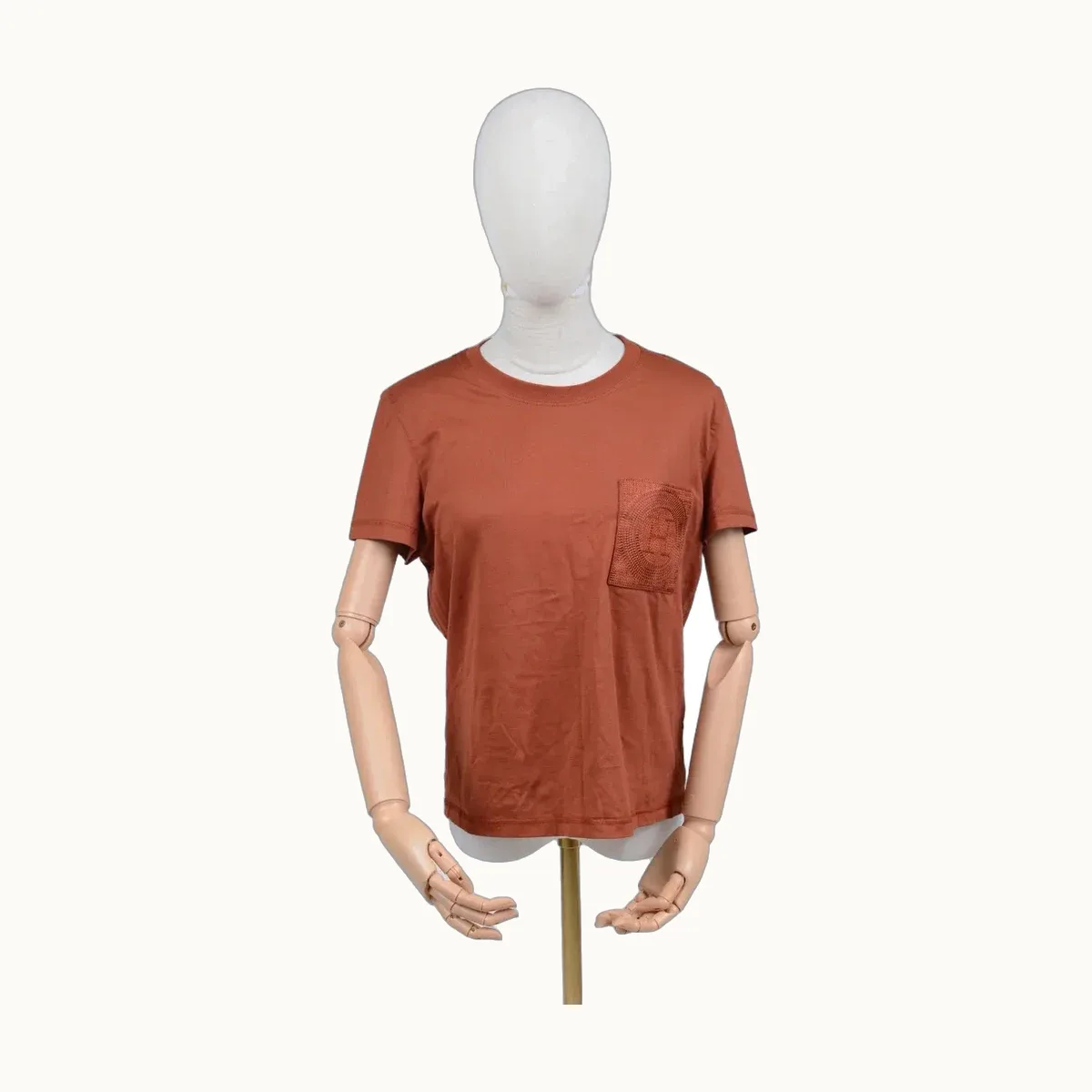 Hermès Shirts Mosaique Café, Talla M