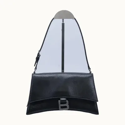 Bolsa de Hombro Balenciaga Crush Negra