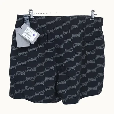 Balenciaga Trajes Baño Trunks Negra, Talla M