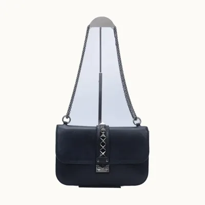 Bolsa Saint Laurent Valentino Glam Lock Large Negra