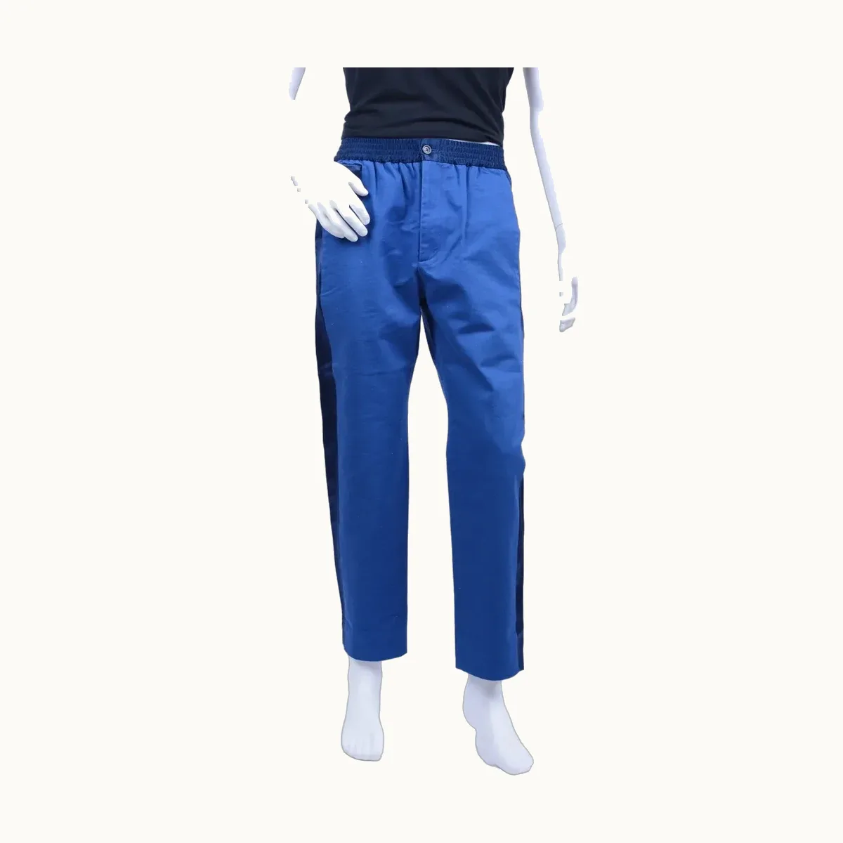 Gucci Satin Stripe Azul, Talla S