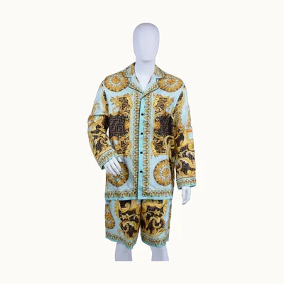 Fendi Versace Baroque Fendace Zucca, Talla XL