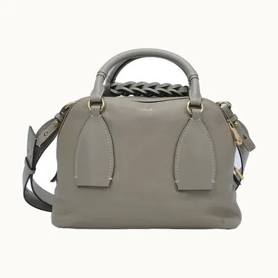 Bolsa Chloé Daria Medium Taupe