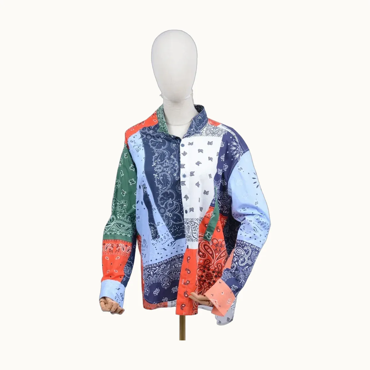 Camisa Loewe Asymetric Multicolor